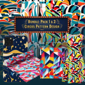 Pack 1 + Pack 2 Bundle: 220+ Seamless Pattern Tiles (Repeating Tiling Patterns for POD, PNG/JPG)